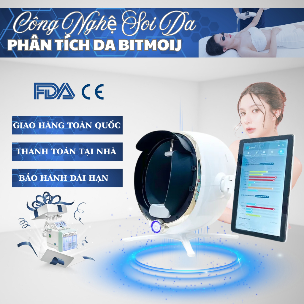 Máy Phân Tích Da Bitmoji: ( Mẫu Mới 2023 ) | Hàng Cao Cấp