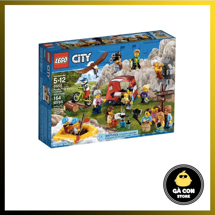 Đồ chơi lắp ráp CITY 60202 People Pack - Du lịch Dã ngoại ( Hàng có sẵn )