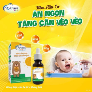  Kẽm cho bé Avisure Zio bổ sung kẽm hữu cơ cho trẻ sơ sinh giúp ăn ngon tăng đề kháng 