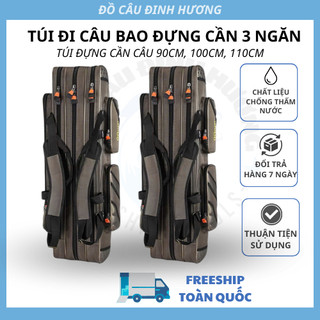  Túi Đi Câu Túi Đựng Cần Câu Bo Đựng Cần Câu 3 Ngăn Siêu Xịn Sò Chống Thấm Nước 💼 