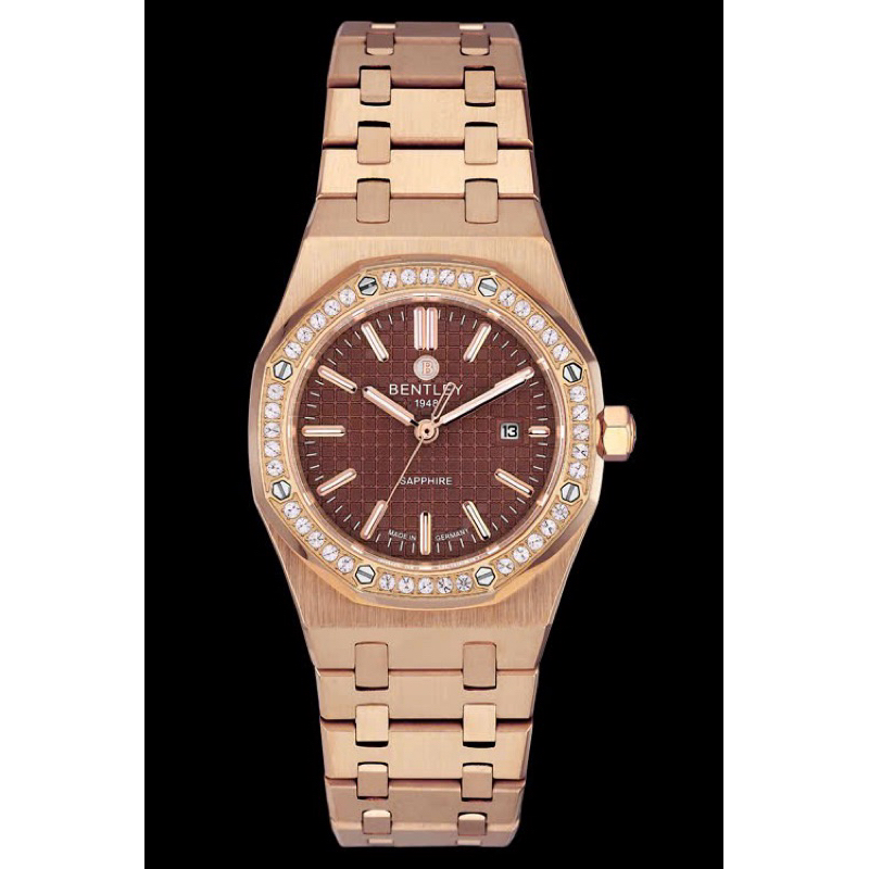 [Chính Hãng 100%]Đồng Hồ Nữ Bentley BL2416 -10LKBI (2416) Máy Quartz (Pin) Kính Sapphiare Siz 33 Viề