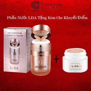   Tặng Che khuyết điểm  Phấn Nước Air Cushion BB LDA Nội Địa Trung Kiềm Dầu Chống Nước 3 Trong 1 Với Độ Che Phủ Cao 
