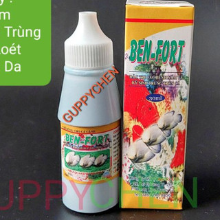 Dung Dịch BEN-FORT ARICARE - Nấm và ký sinh trùng cho cá cảnh chai (30ml)