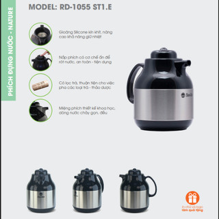 Phích Pha Trà 1 lít Cao Cấp Rạng Đông - RD 1055