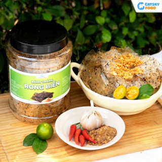 Bánh Tráng Trộn Rong Biển CATSKY FOOD đồ ăn vặt snack siêu tiện lợi