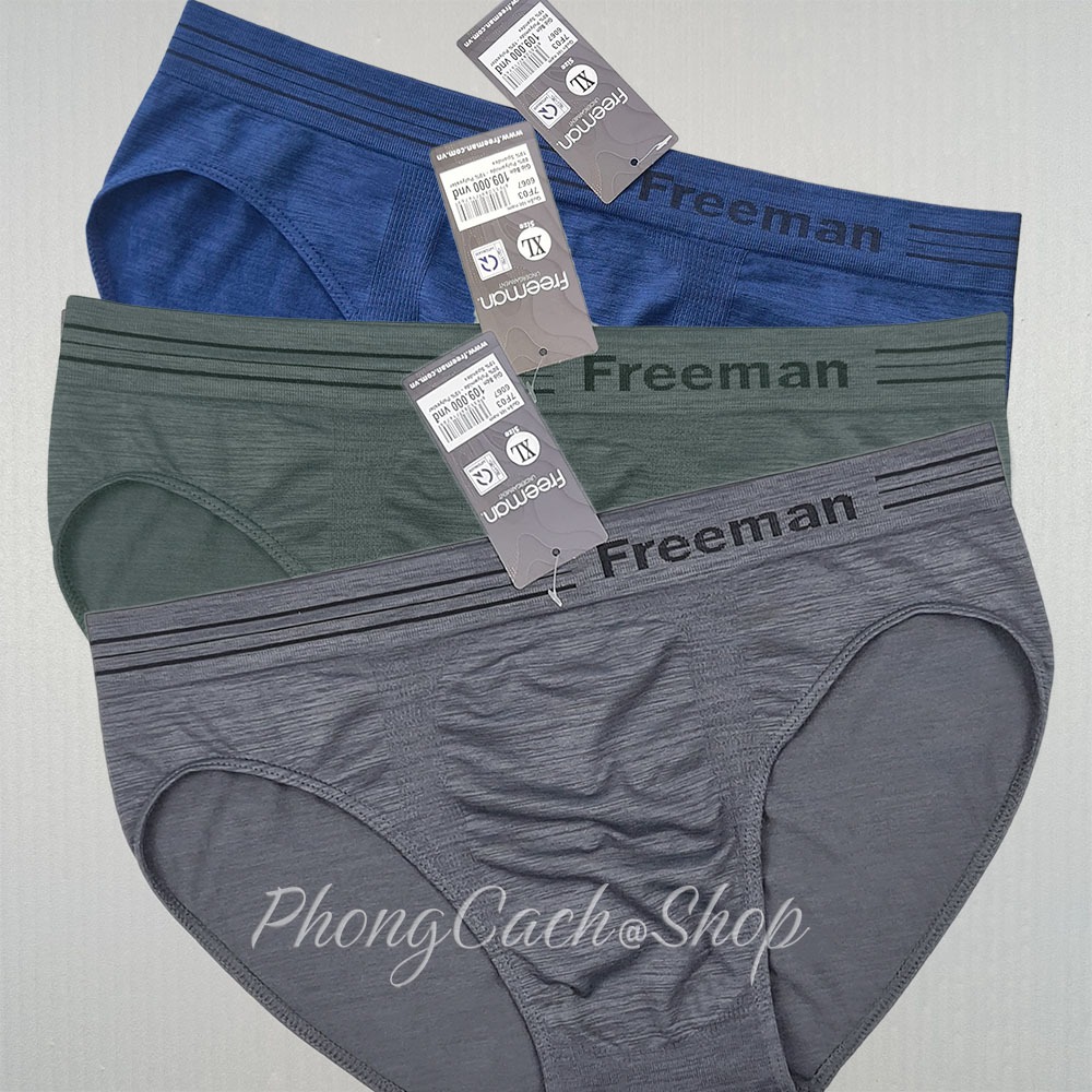 Freeman 6067 - Quần lót nam dệt kim cao cấp siêu co giãn siêu mịn và nhẹ chính hãng - Freeman 6067