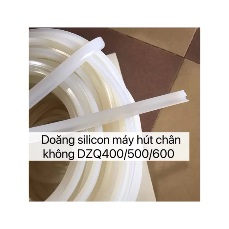 Doăng silicon máy hút chân không( cắt liền theo số lượng khách đặt ), 1 mét doăng ấn nắp máy hút chân không