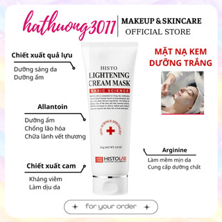  Mặt Nạ Kem Ủ Trắng Histolab Histo Lightening Cream Mask Basic Science 250g 