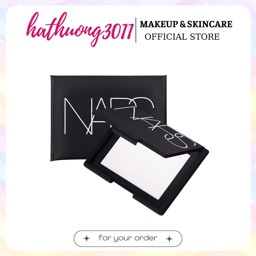 Phấn phủ dạng nén không màu kiềm soát dầu NARS Light Reflecting Setting Powder Pressed 3g