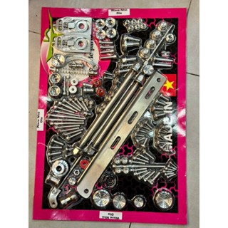  Bộ Ốc Salaya inox 304 Full xe Wave Nhỏ   vĩ Hồng   