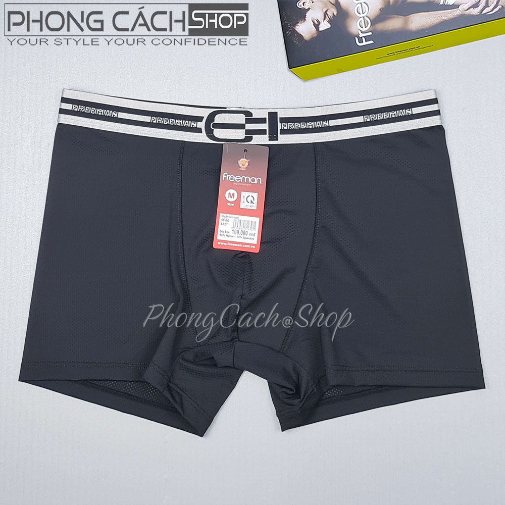 Freeman 6527 - Quần xịp đùi nam vải thun lạnh thông hơi siêu thoáng mát - Freeman 6527