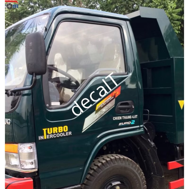 Tem Dán Xe Tải Chiến Thắng. Tem Dán Xe Tải Chiến Thắng Euro 2 Turbo