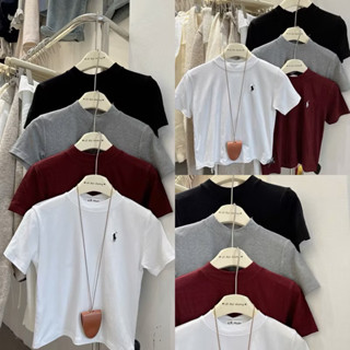 áo thun gân baby tee hàng 4921 ngựa