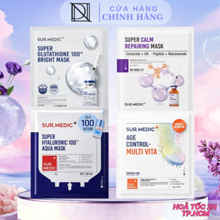 Mặt Nạ Sur Medic Phục Hồi, Dưỡng Trắng Da, Cấp Ẩm, Giảm Nếp Nhăn Super Mask 30gr Hàn Quốc