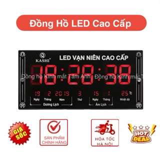 Đồng hồ  led vạn niên kashi hm555, hàng chính hãng cao cấp chuẩn lịch âm