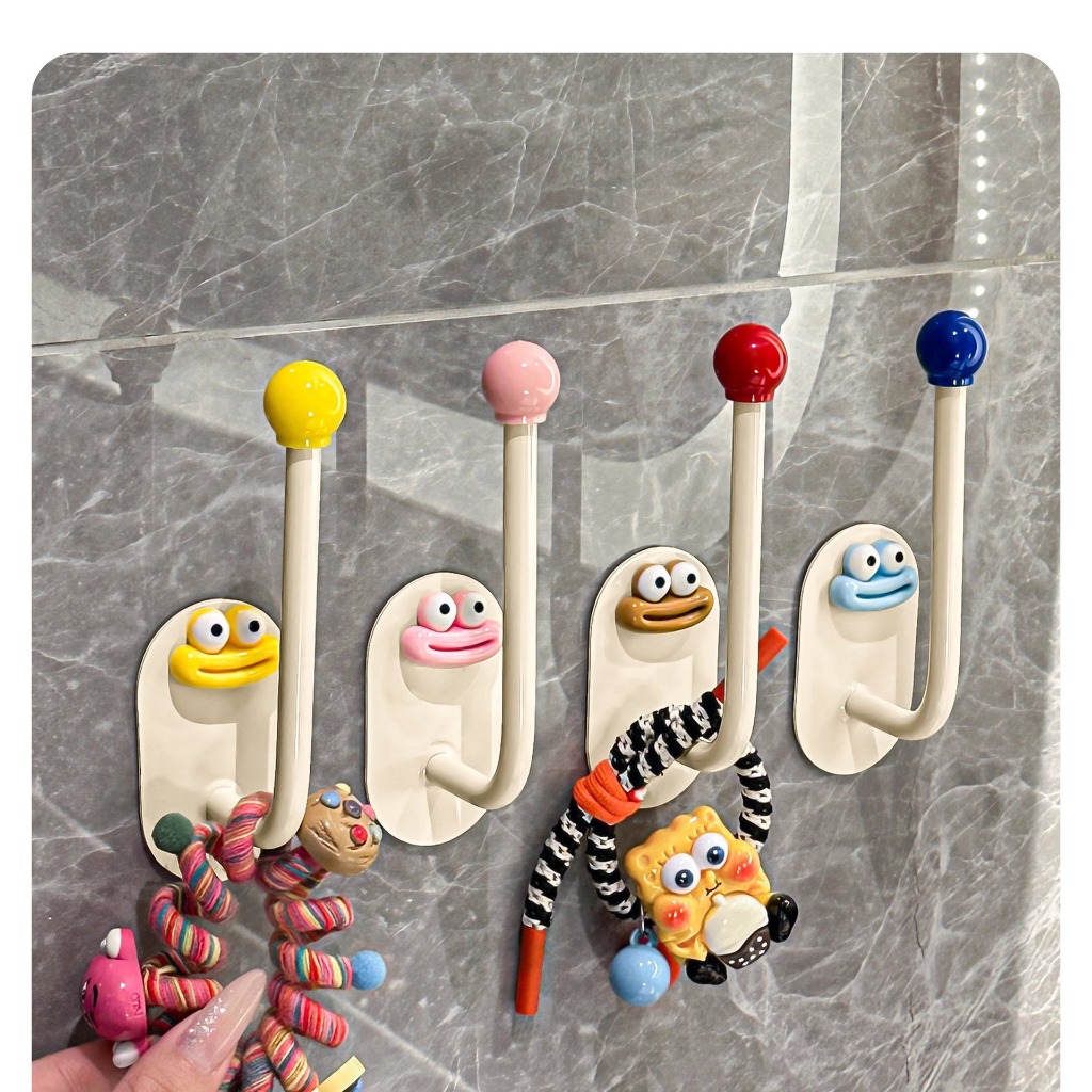 Móc  Dán Tường Treo  Đa Năng Móc Đồ Chìa Khóa/ Túi Sách/ Trang Sức/ Băng Đô/ Cài Tóc/ Scrunchies Cột Tóc