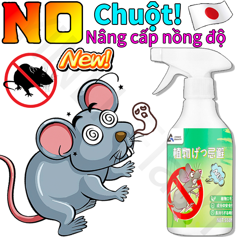  🐱Không có chuột!🐱xịt chuột thái lan đuổi chuột xịt đuổi chuột chai xịt chuột,thuốc xịt chuột An toàn Xua đuổi chuột đi 