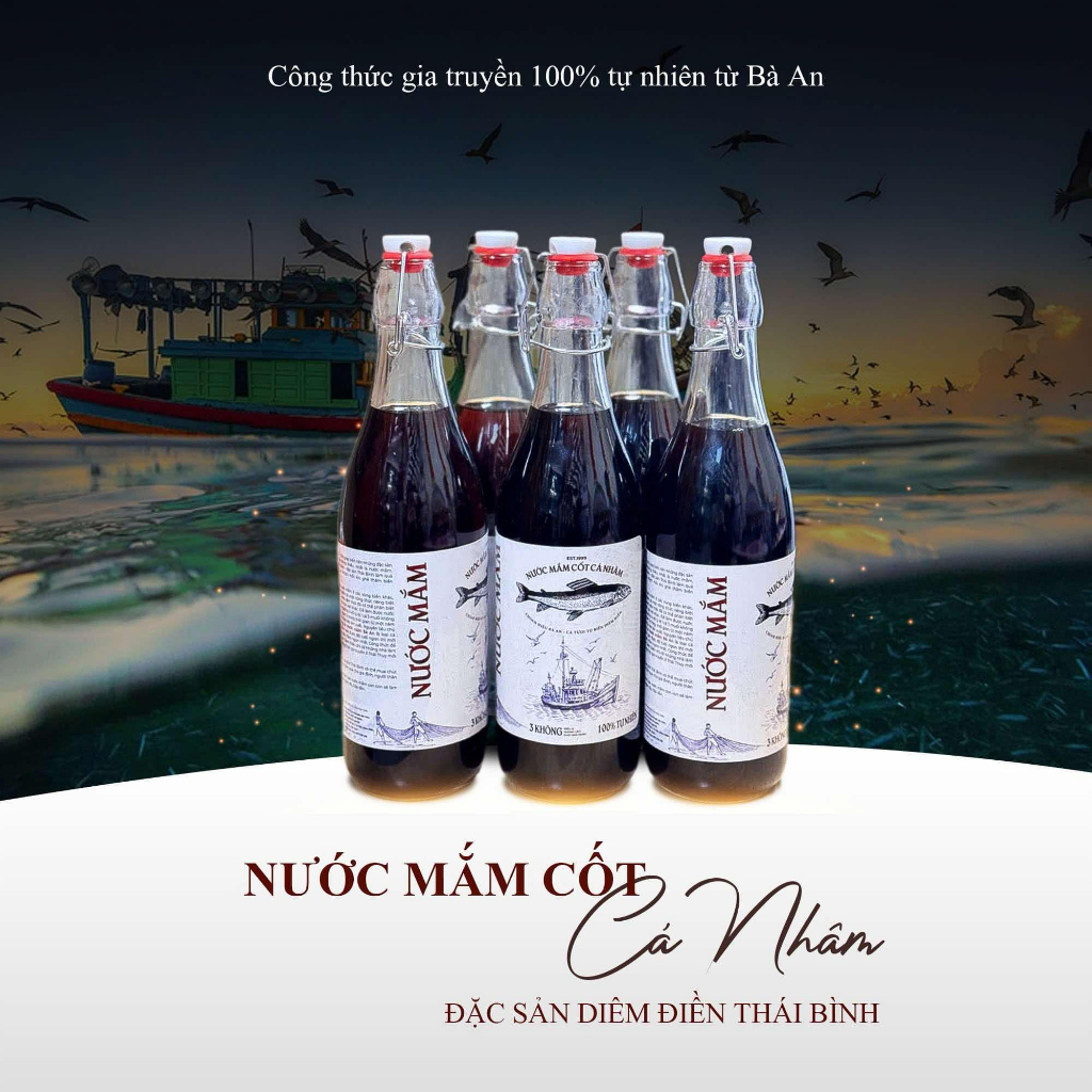 Nước Mắm Cốt Cá Nhâm - Diêm Điền Thái Bình
