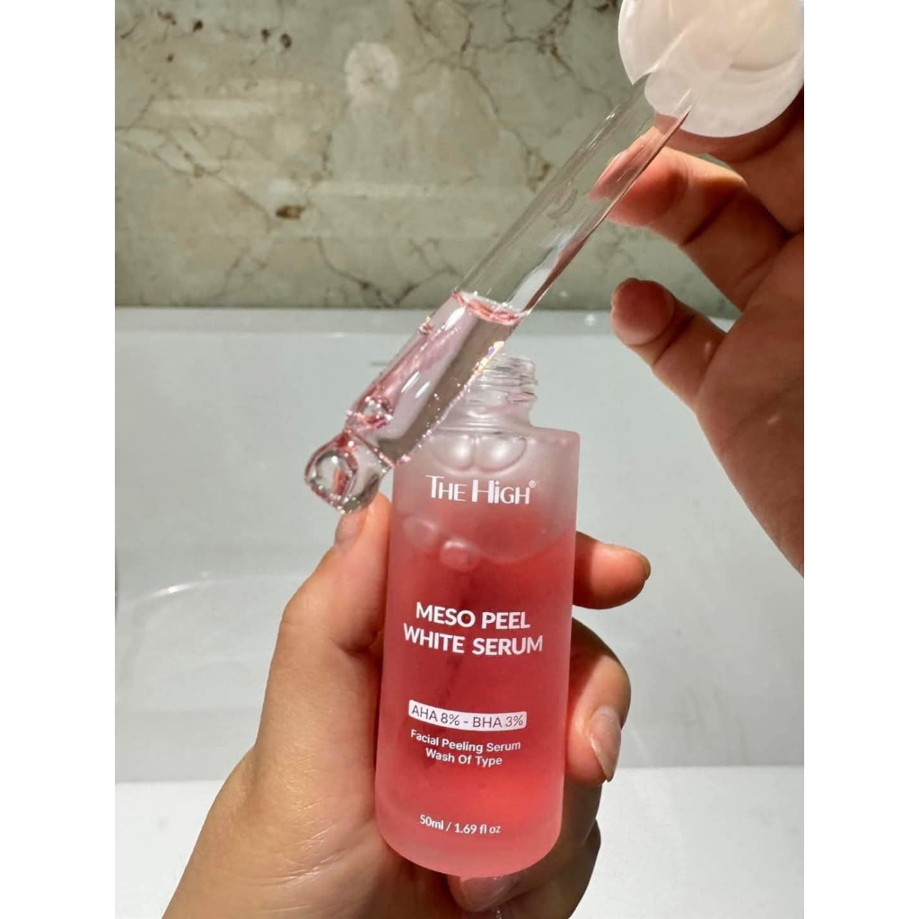 erum Meso Peel The High Hỗ Trợ Trắng Da, Căng Bóng, Không Sưng, Không Đỏ, Làm Sạch Sâu, Cải Thiện Mụ