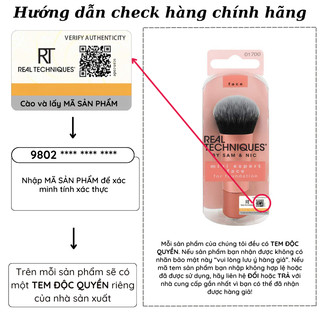 Cọ đánh nền mini RT REAL TECHNIQUES EXPERT FACE BRUSH