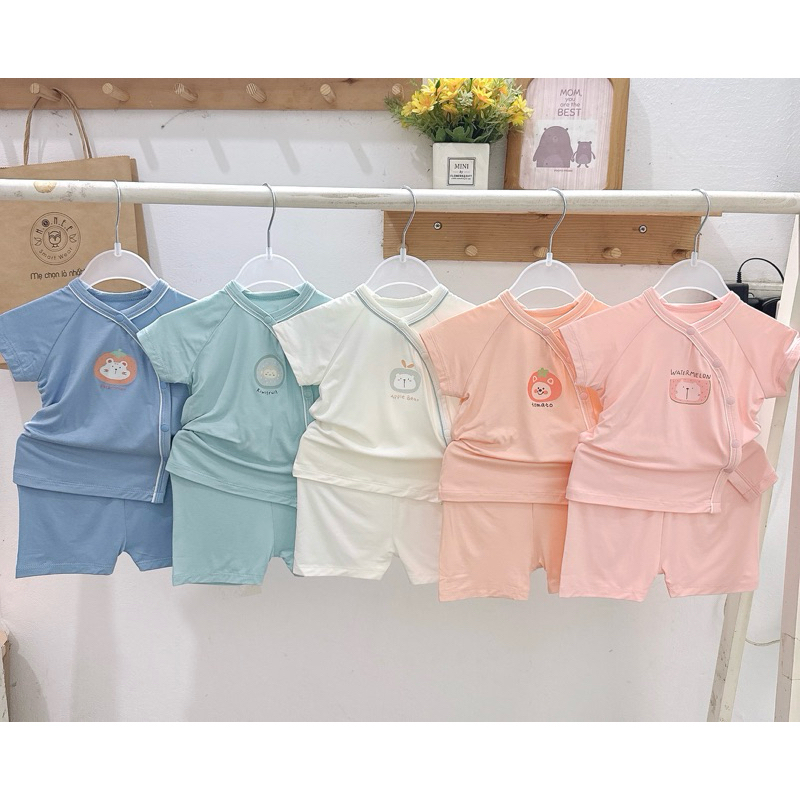 [LULLABY] Bộ cài chéo sơ sinh lullaby size 1-3M đến 6-9M