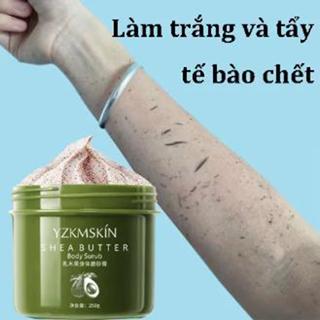 Tẩy tế bào chết body Dưỡng trắng da Tẩy tế bào chết mặt 250ml Làm mới, kiểm soát dầu và làm dịu da