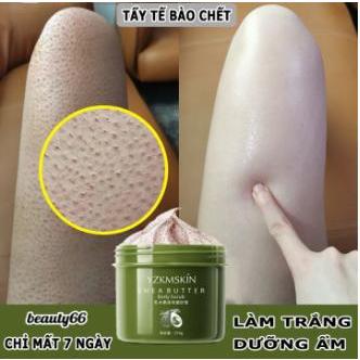 Kem tẩy tế bào chết 250g làm trắng toàn thân nhanh chóng Cải thiện làn da thô ráp Loại bỏ nổi da gà và da xỉn màu