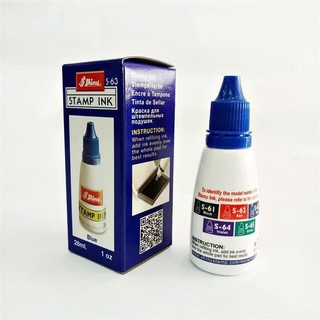 Mực dấu SHINY S.62/63/61 (28ml) – Mực dấu CHÍNH HÃNG - Chuyên dụng cho dấu đóng chứng từ
