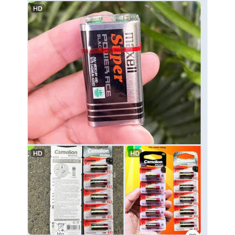 1V Pin Camelion A23, A27 12V Alkaline, Pin cửa cuốn, pin chuông của A23, A27 giá siêu tốt