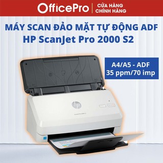 Máy scan đảo mặt tự động HP ScanJet Pro 2000 S2, máy scan văn phòng chuyển đổi số