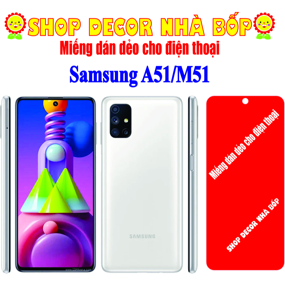 Cường lực dẻo bảo vệ màn hình điện thoại Samsung A51/M51