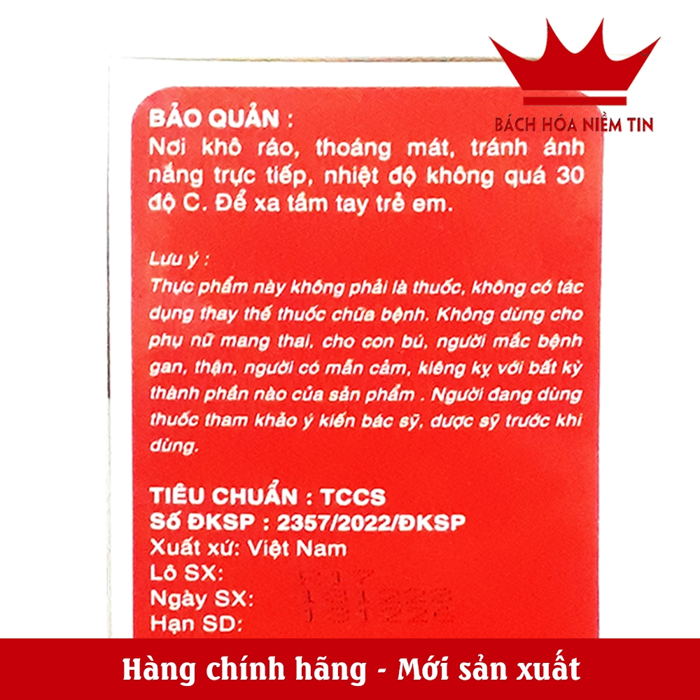 Viên uống giảm đau xương khớp HADA SAMINE - kết hợp thảo dược và collagen, glucosamin hàm lượng cao - Hộp 100 viên