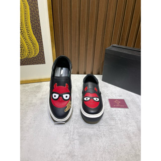   Hight Quality  Hàng Có Sẵn!! New Giày Slipon D Satan Quỷ Đỏ-Hàng Loại 1 Full Box•Size 38-44 