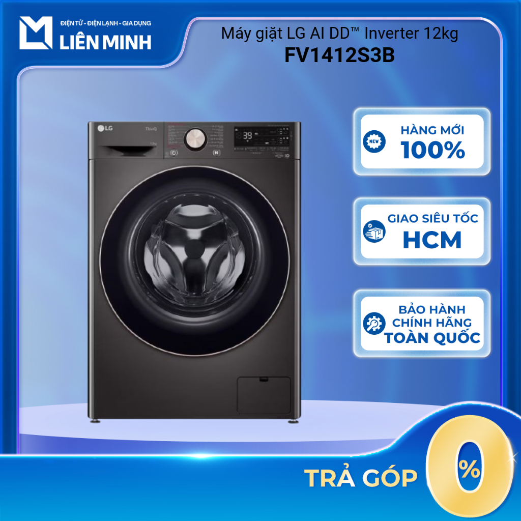 FV1412S3B / FV1412S3BA / FV1412S3PA - Máy Giặt Lồng Ngang LG Inverter 12 Kg [GIÁ MÁY]
