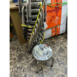 Ghế đẩu inox cao 25,30,40cm, (Hàng dày)