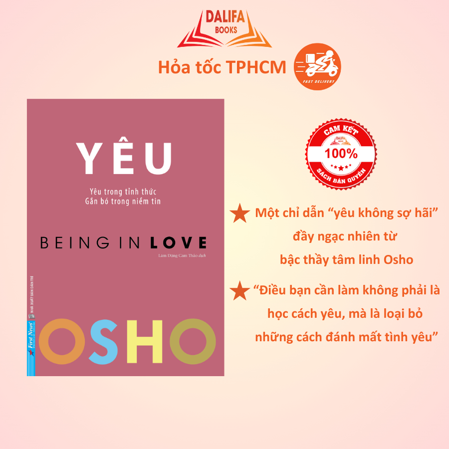 Sách OSHO Yêu - Being In Love - First News