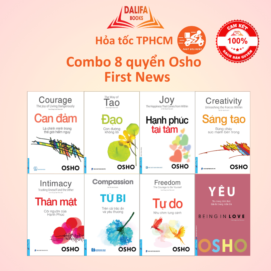 Sách - Combo Osho (8 quyển) - First News