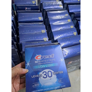 Full Set Dán Trắng Răng Crest 3D White Và Đèn Led Light