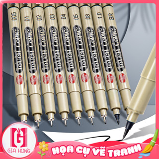 Bút Line Đi Nét Đen Không Lem Cho Dân Kỹ Thuật, Mỹ Thuật Phác Thảo Tranh, Thiết Kế [Gia Hưng Store]