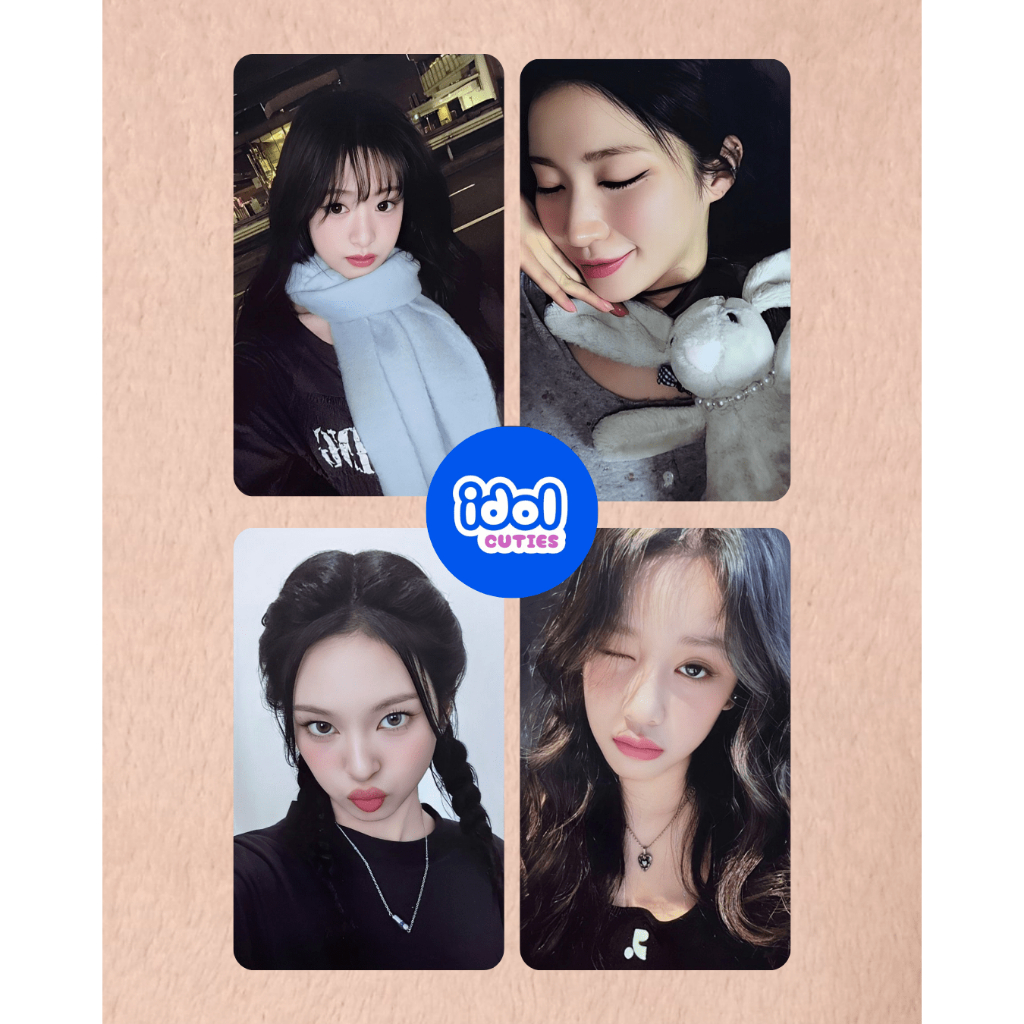 Idol Cuties - BabyMonster [HELLO MONSTER TOUR - VER B] (loại 2) - Card bo góc card des unoff lomo