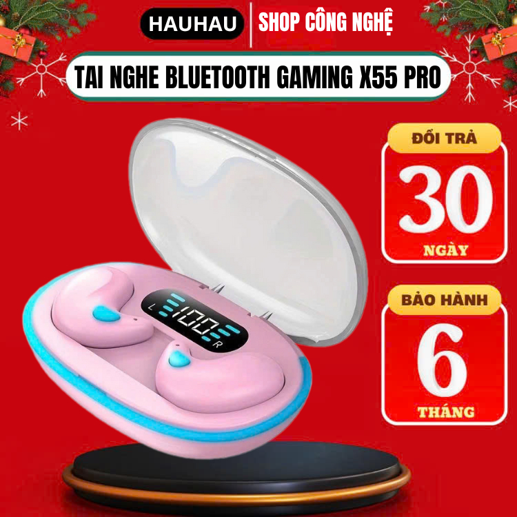 Tai nghe không dây TWS X55 Tai nghe ngủ Mini Nút tai Bluetooth Tai nghe ẩn âm thanh nổi