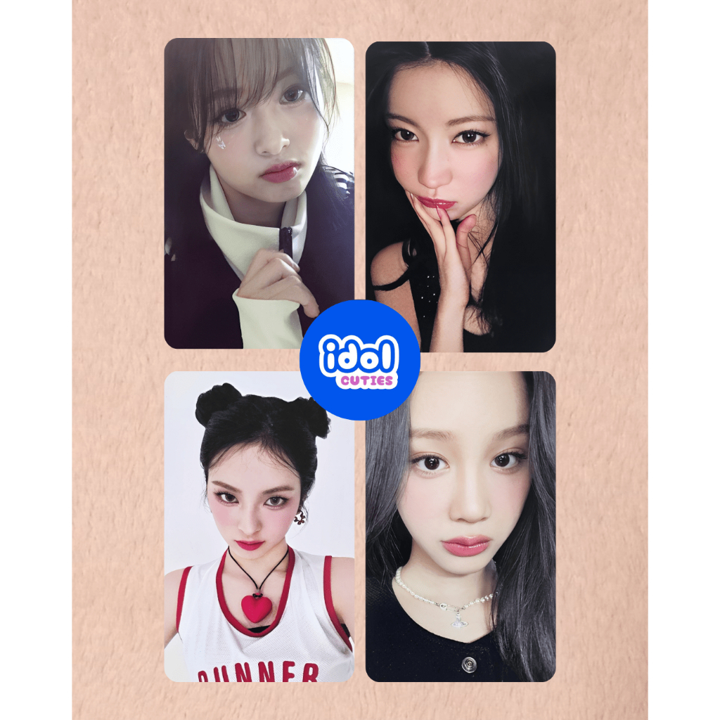 Idol Cuties - BabyMonster [HELLO MONSTER TOUR - VER C] (loại 2) - Card bo góc card des unoff lomo