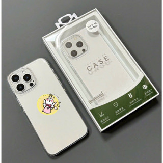 [ Đã có iP 16 ] Ốp lưng Memumi nhựa trong suốt siêu mỏng chống ố vàng cho iPhone 11 đến 16 pro max