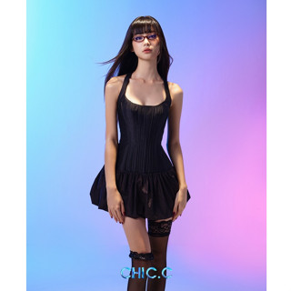   RUEdeRUE  TISO DRESS | Đầm Corset Ôm body phối Chân váy ngắn nữ tính quyến rũ 