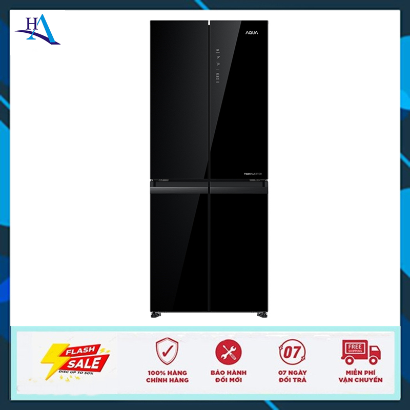 Tủ lạnh Aqua Inverter 410 lít AQR-M466XA(GB) (Miễn phí giao tại HCM-ngoài tỉnh liên hệ shop)