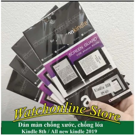 Miếng dán màn chống xước Kindle 12th Basic (8th)/ New Kindle 2019