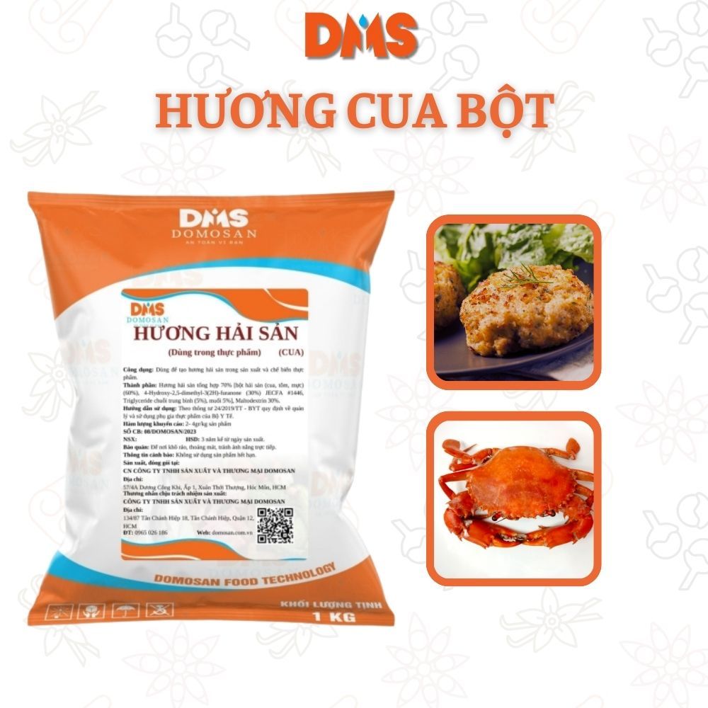 1KG HƯƠNG CUA BỘT - TẠO MÙI THƠM CUA TỰ NHIÊN