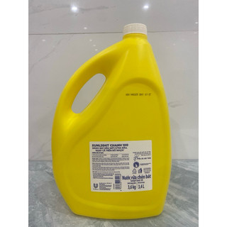 Nước rửa chén Sunlight huơng chanh can 3.6kg ( mầu vàng )
