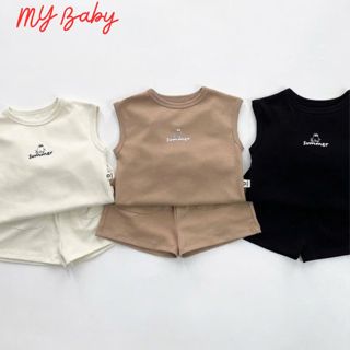Set Bộ Ba Lỗ In Hình Con Mèo Chất Cotton Áo + Quần Mền Mịn Thoáng Mát Cho Các Bé Trai ,Bé Gái Mặc Mùa Hè