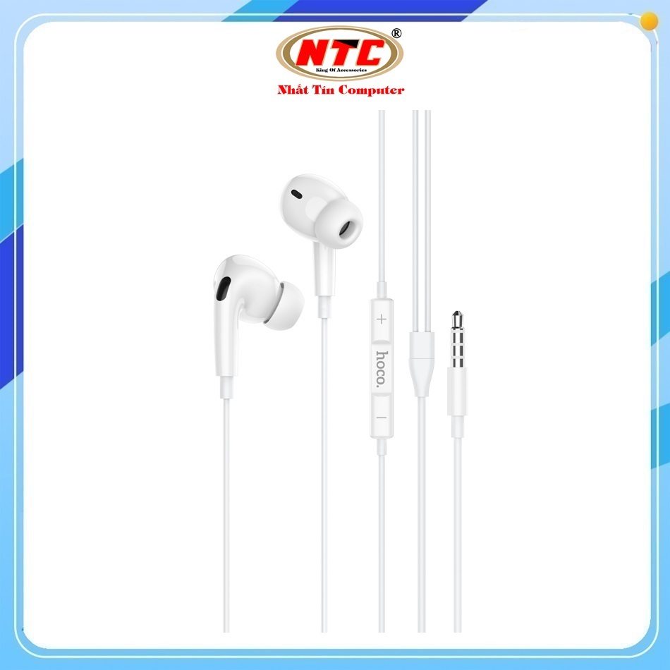 Tai nghe nhét tai Hoco M101 Pro cổng 3.5 (Trắng) - Nhất Tín Computer